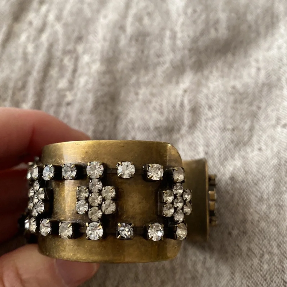 J. Crew Rhinestone Cuff bracelet - Picture 4 of 6